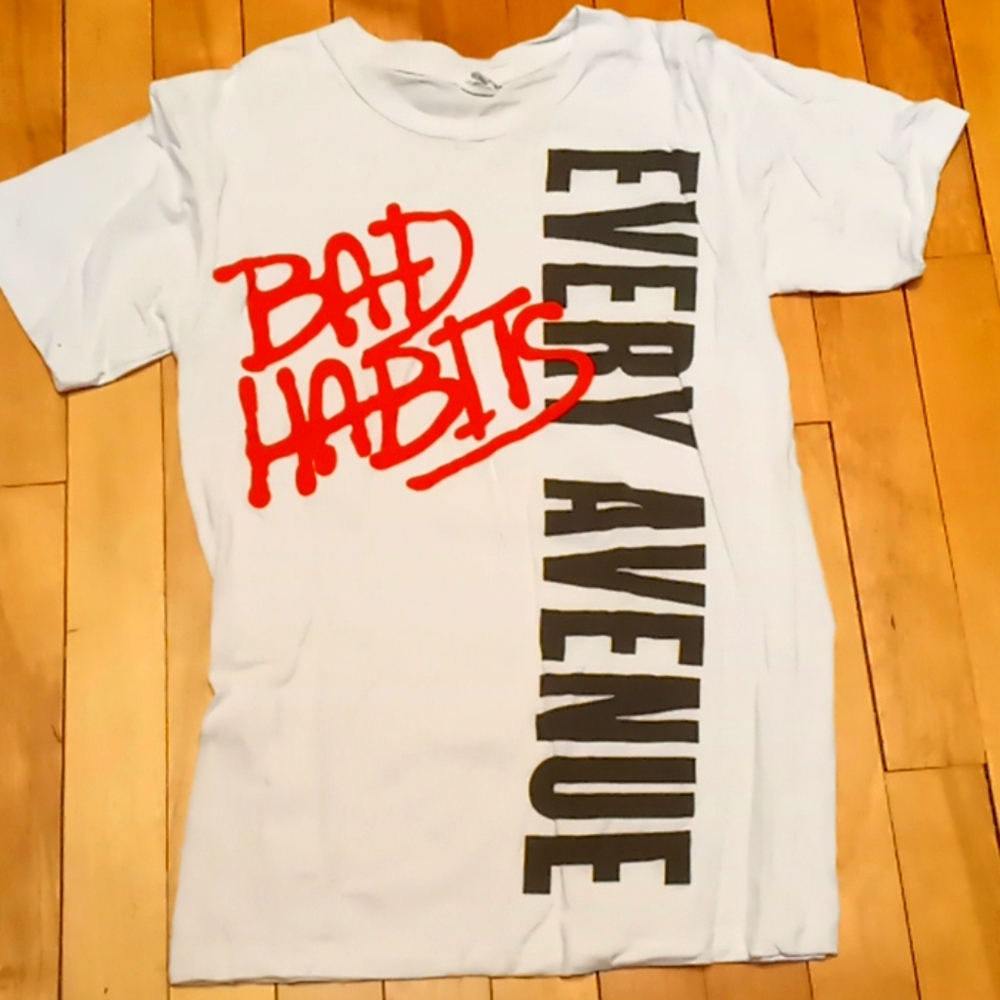 Every Avenue Bad Habits band tee